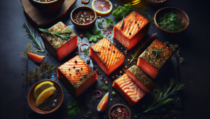 accompagnement pavés de saumon