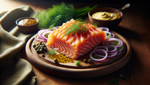 avec quoi servir du saumon gravlax