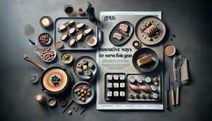 avec quoi servir le foie gras