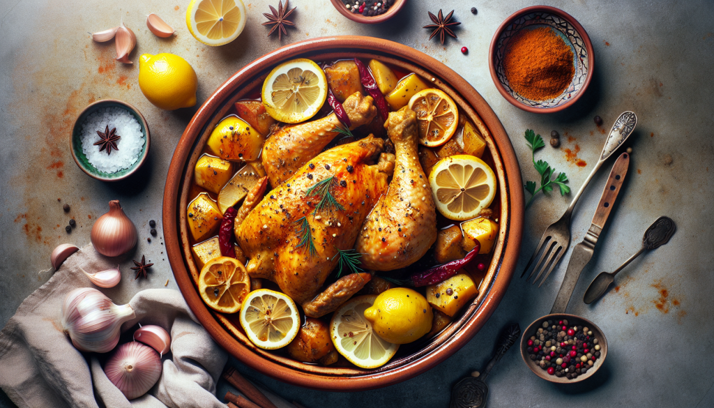avec quoi servir tajine poulet citron