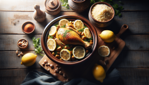 avec quoi servir tajine poulet citron