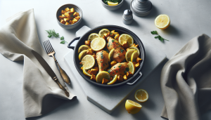 avec quoi servir tajine poulet citron