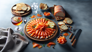 comment servir le saumon fumé à l'apéritif