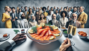 comment servir le saumon fumé à lapéritif