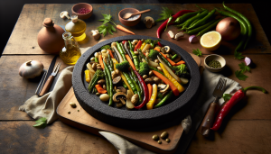 legume pierrade accompagnement