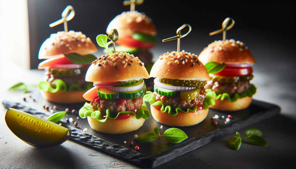 mini burger apéro froid