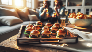 mini burger apéro froid