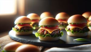 mini burger apéro - recette mini burger apéro froid