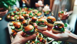 mini burger apéro sans viande