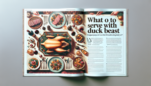 que servir avec du magret de canard