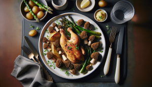 quel légume servir avec un poulet aux morilles