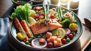 quel legumes avec saumon