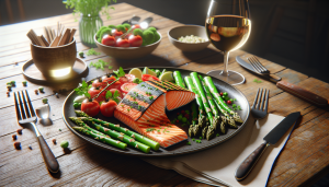 quel legumes avec saumon