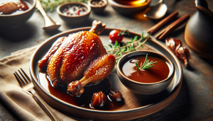 quelle sauce servir avec confit de canard