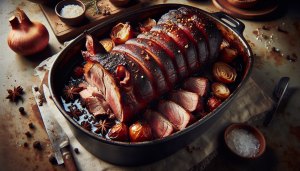 roti de sanglier en cocotte sans marinade - roti sanglier en cocotte