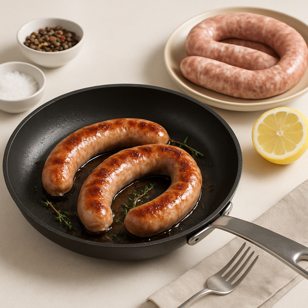 comment cuire des saucisses de toulouse