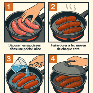 comment cuire des saucisses de toulouse