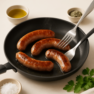 comment cuire des saucisses de toulouse