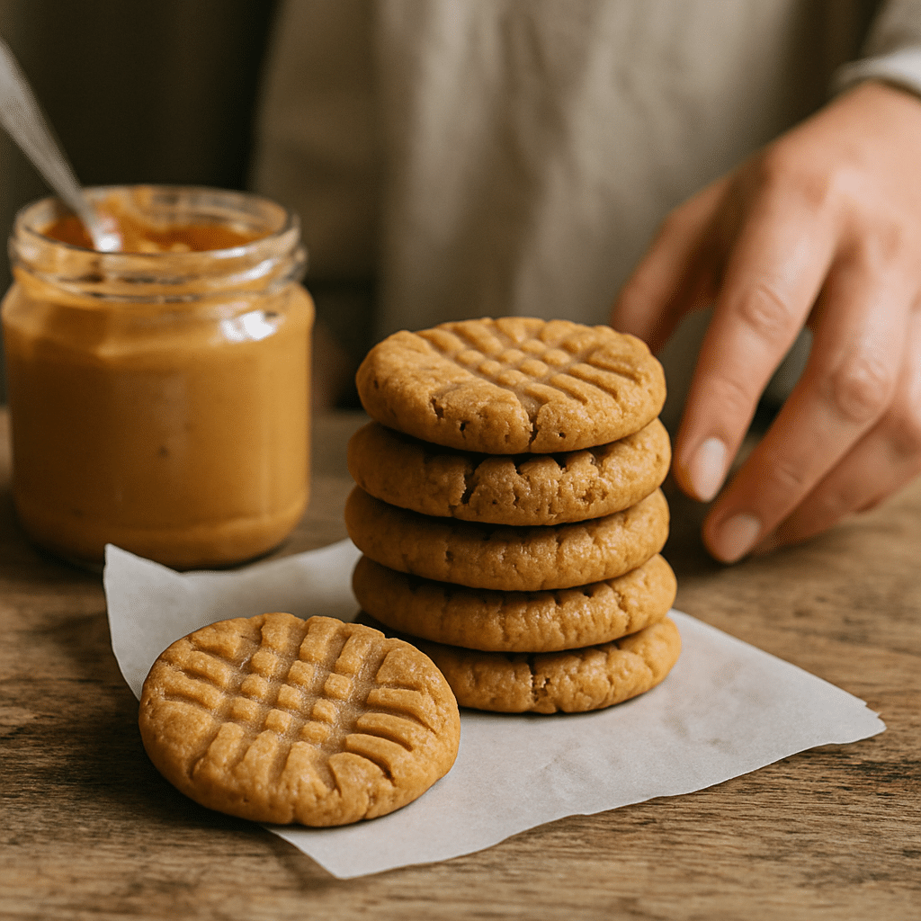 cookie beurre de cacahuète 3 ingrédients​