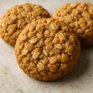cookies flocons d avoine beurre de cacahuète 3 ingrédients​