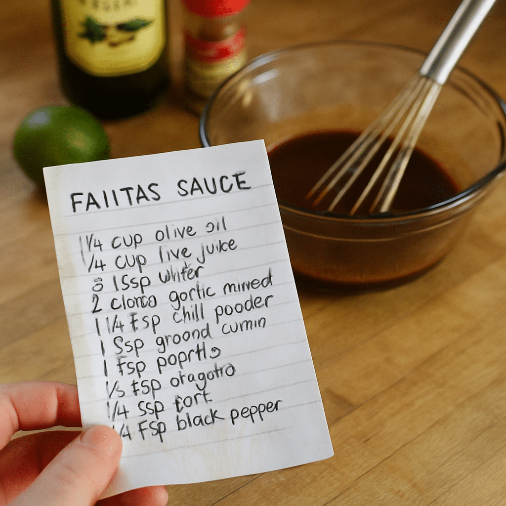 fajitas sauce recipe