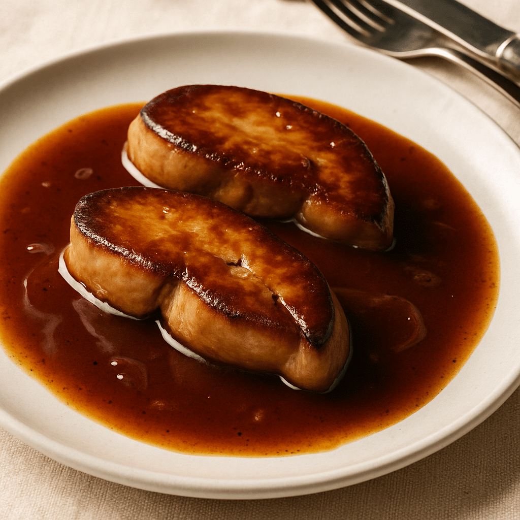 foie gras en sauce