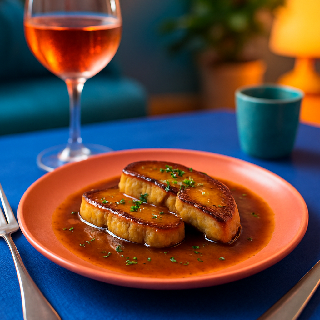 foie gras en sauce
