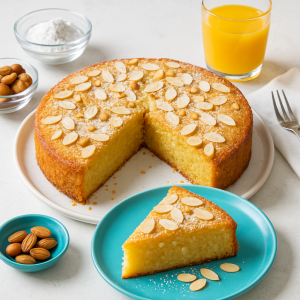 gâteau fondant aux amandes 4 ingrédients​