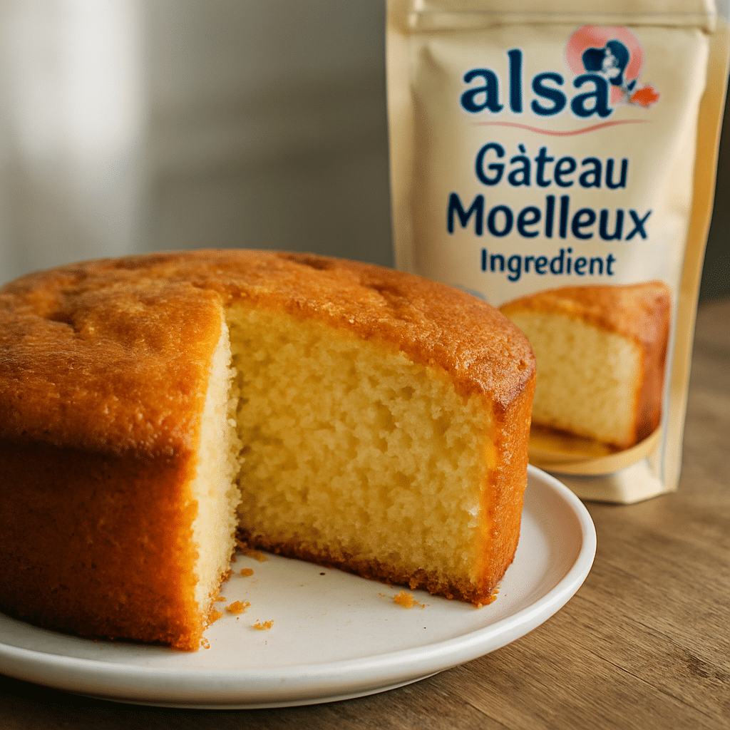 gâteau moelleux alsa ingrédient​