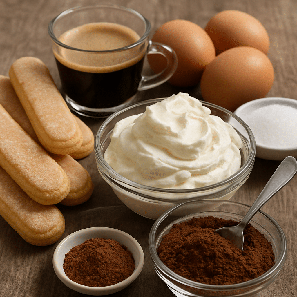 ingrédient du tiramisu​