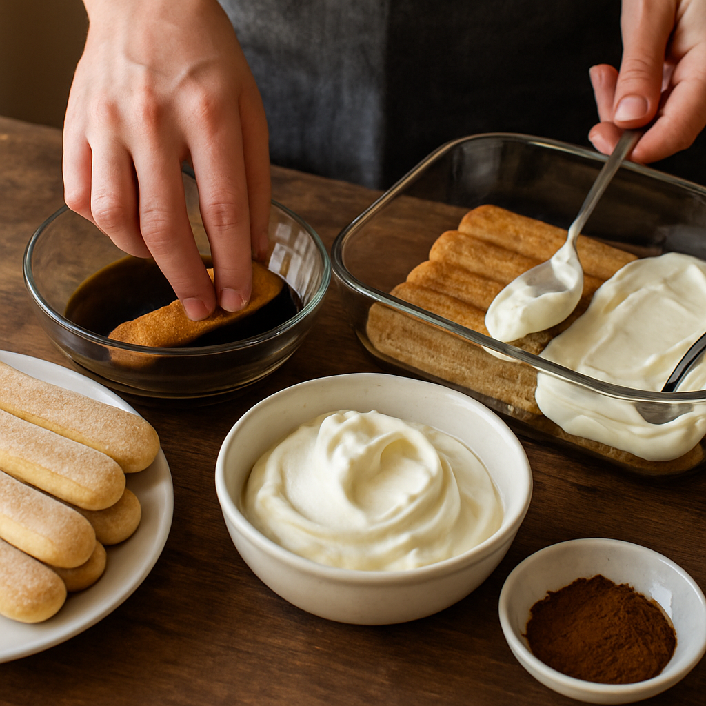 ingrédient du tiramisu​