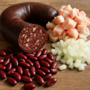 ingrédients boudin noir​