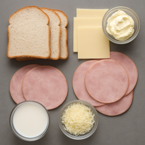 ingrédients croque monsieur​