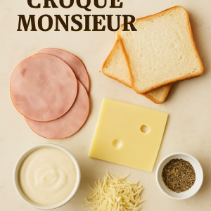 ingrédients croque monsieur​